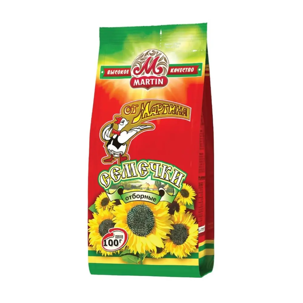 Hạt Hướng Dương Rang, Roasted Sunflower Seeds, 3.54 oz (100g) - MARTIN