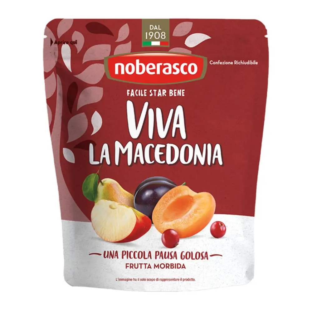 Trái Cây Sấy Dẻo Hữu Cơ, Viva La Macedonia, Soft Fruit Mix (200g) - NOBERASCO