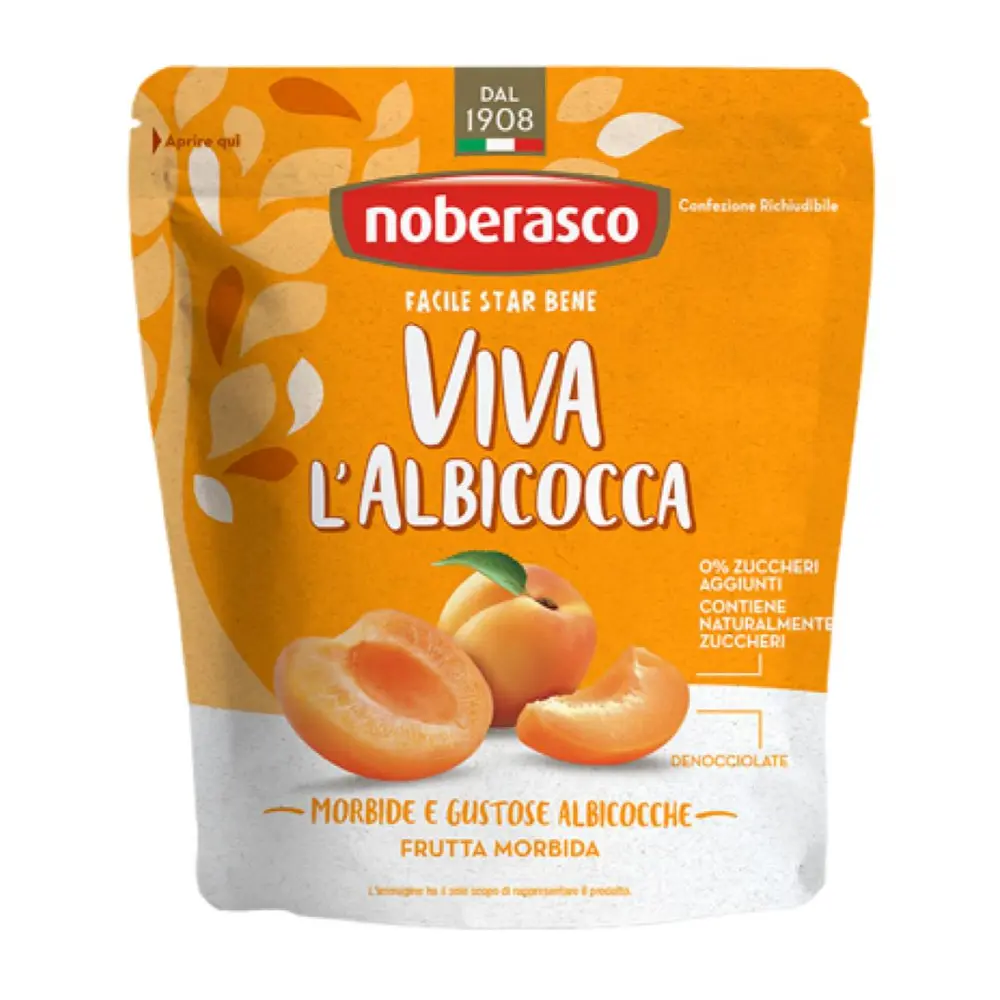 Mơ Sấy Dẻo, Viva L`albicocca, Soft Pitted Apricots (200g) - NOBERASCO