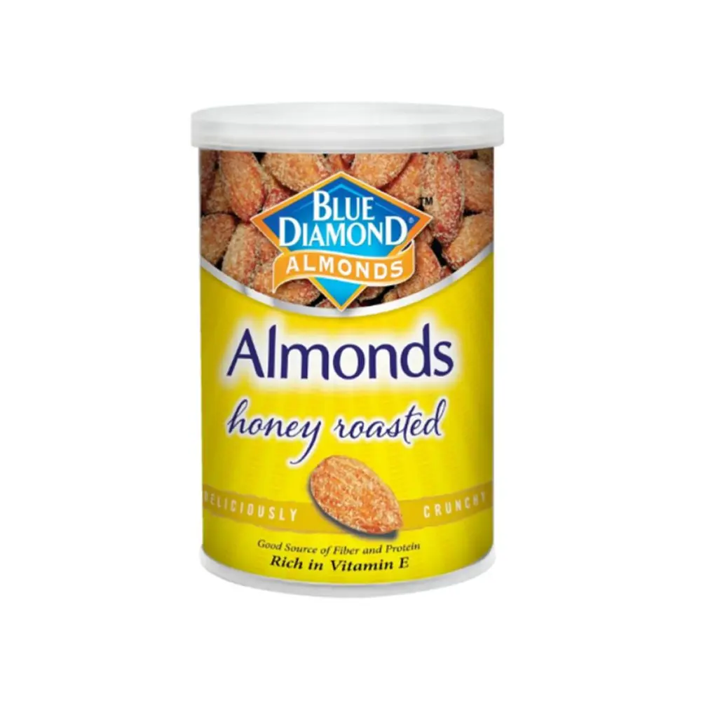 Hạnh Nhân Rang Mật Ong, Honey Roasted Almonds (130g) - BLUE DIAMOND ALMONDS