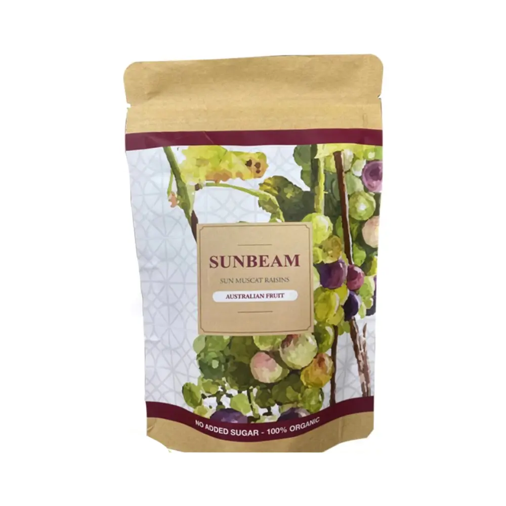Nho Khô Úc Hữu Cơ, Organic Sun Muscat Raisins, Australian Fruit (100g) - SUNBEAM