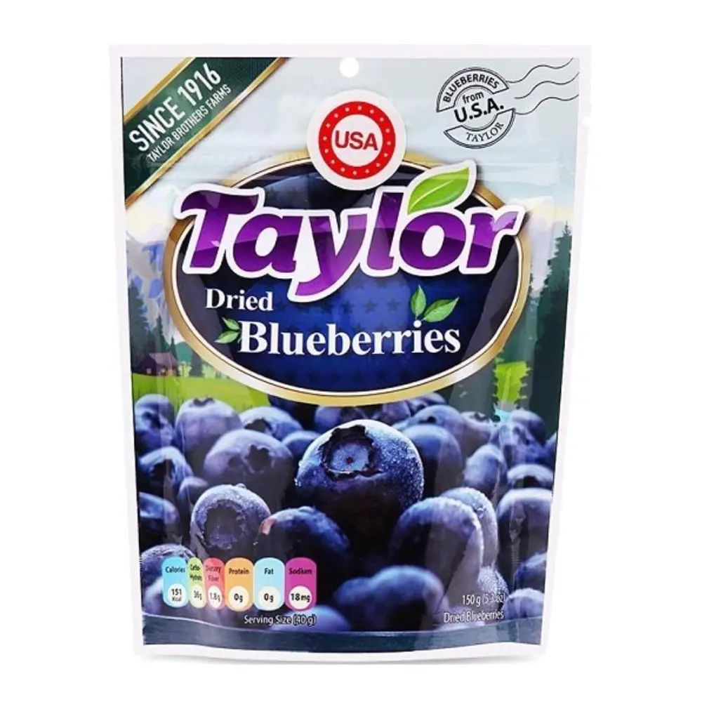 Việt Quất Khô, Dried Blueberries, 5.3 oz (150g) - TAYLOR