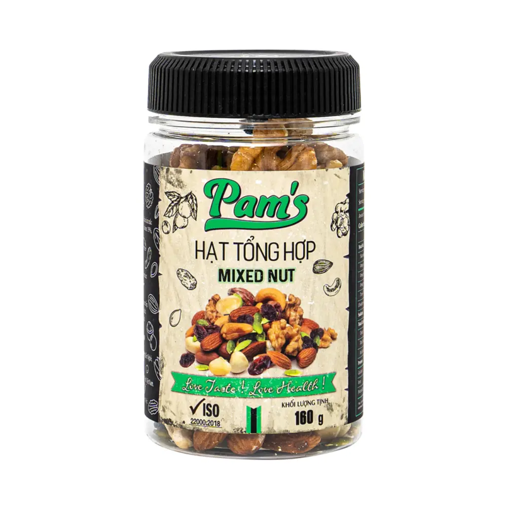 Hạt Tổng Hợp, Mixed Nuts (160g) - PAM'S