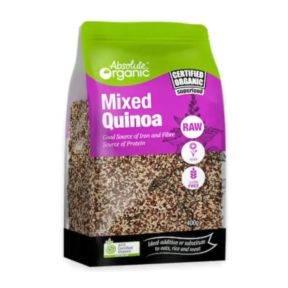 Hạt Diêm Mạch 3 Màu Hữu Cơ, Organic Mixed Quinoa (400g) - ABSOLUTE ORGANIC