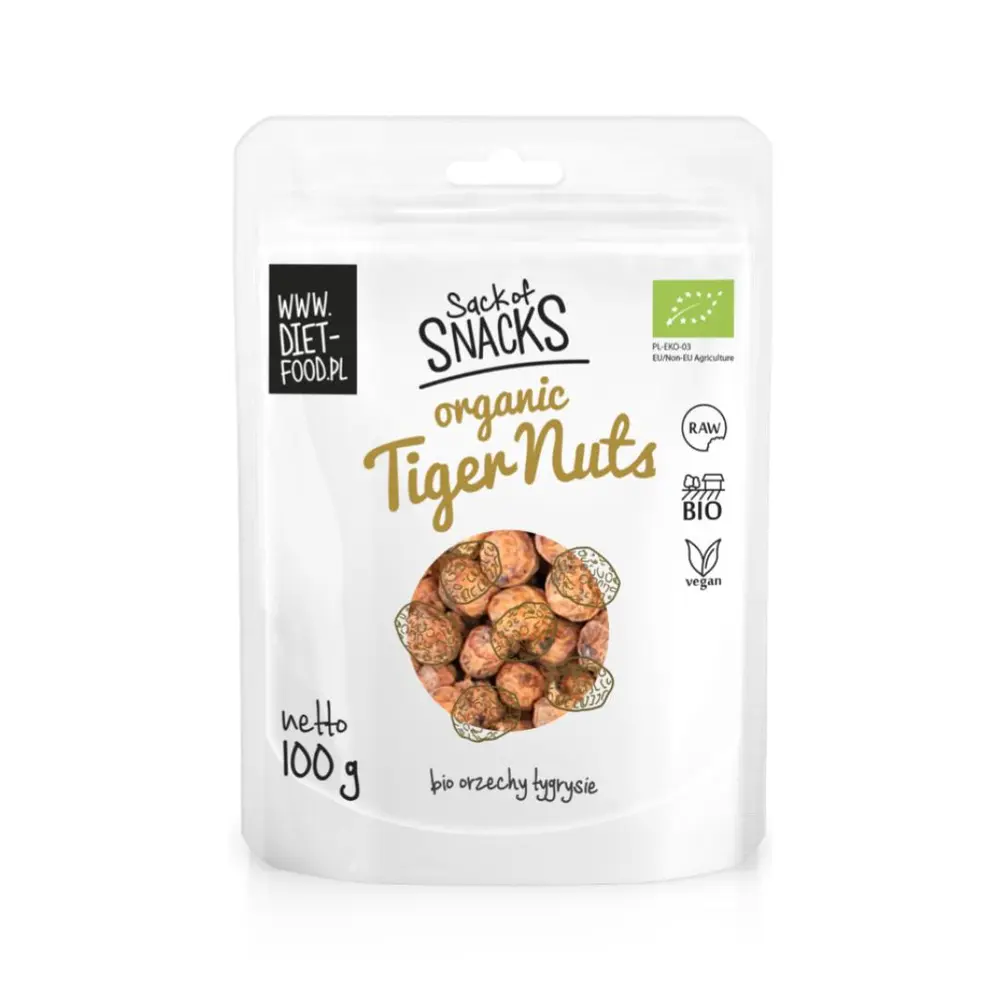 Hạt Hổ Hữu Cơ, Sack of Snacks, Organic Tiger Nuts (100g) - DIET-FOOD