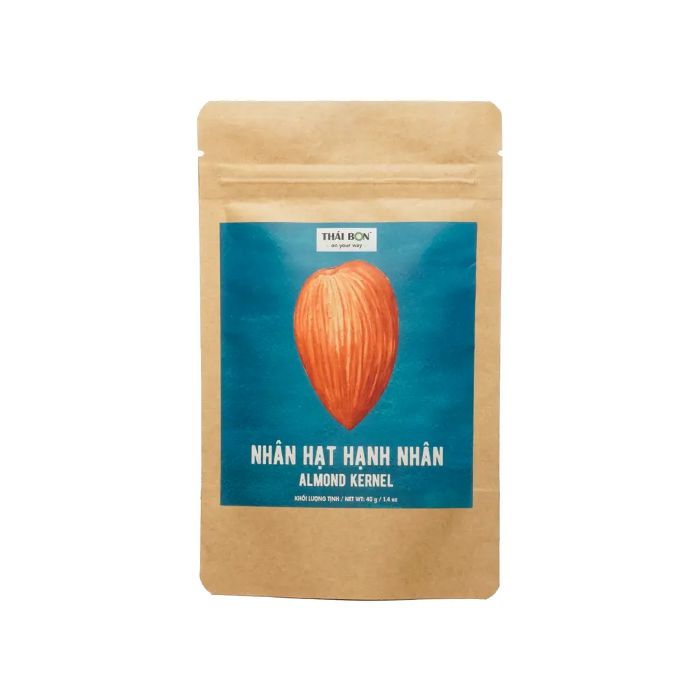 Nhân Hạt Hạnh Nhân, Almond Kernel, 1.4 oz (40g) - THAI BON