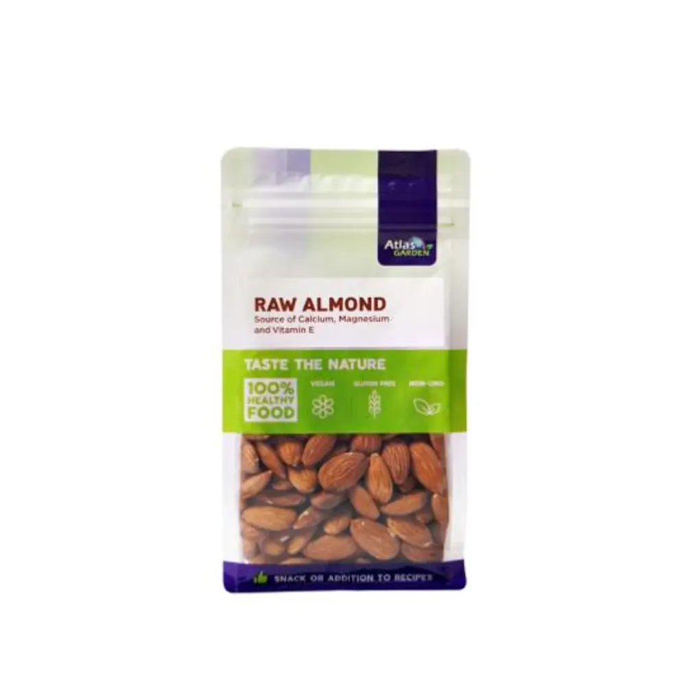 Hạnh Nhân, Raw Almond, Gluten Free (265g) - ATLAS GARDEN