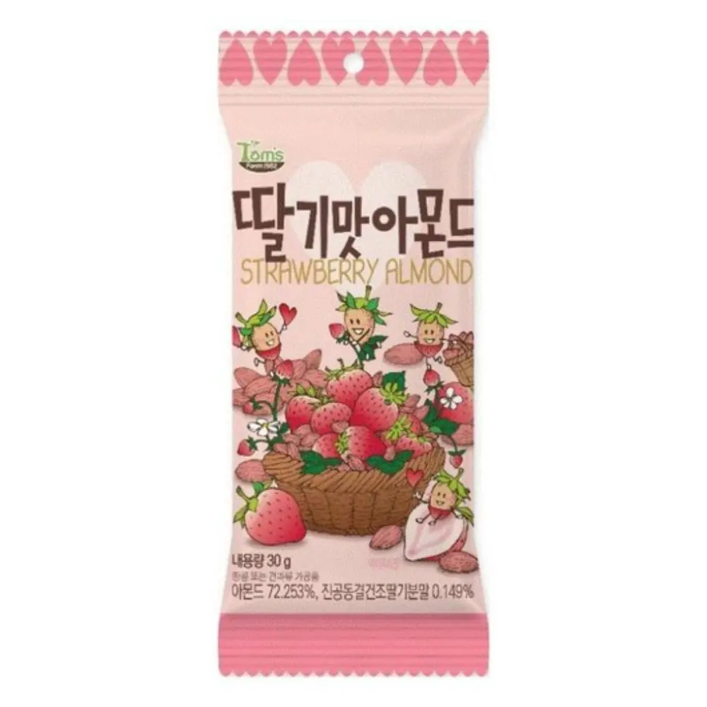 Hạnh Nhân Tẩm Dâu Tây, Strawberry Almond (30g) - HBAF