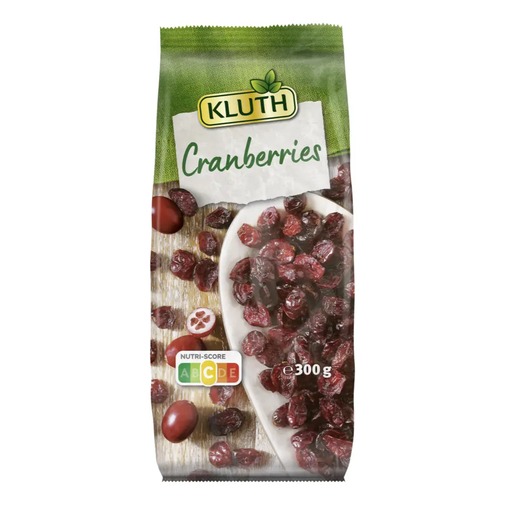 Nam Việt Quất Khô, Cranberries (300g) - KLUTH
