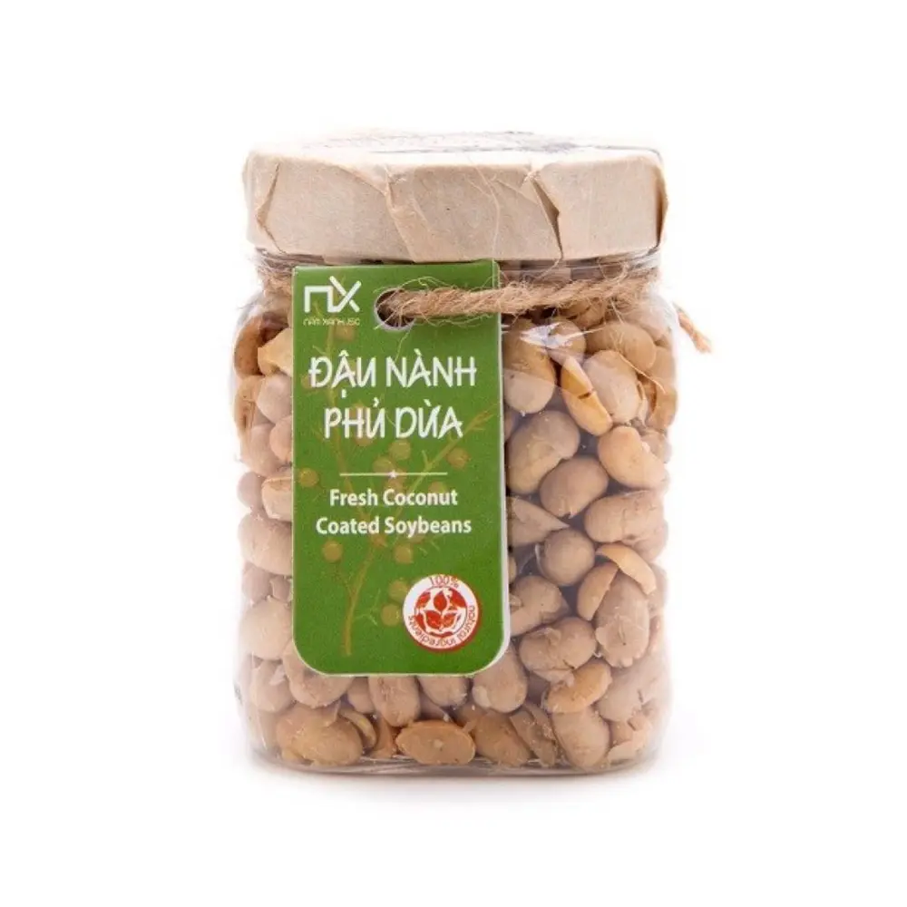 Đậu Nành Phủ Dừa, Fresh Coconut Coated Soybeans (100g) - NAM XANH