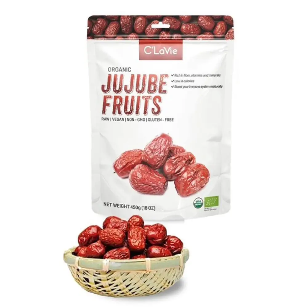 Táo Đỏ Hữu Cơ, Organic Jujube Fruits (450g) - C'LAVIE