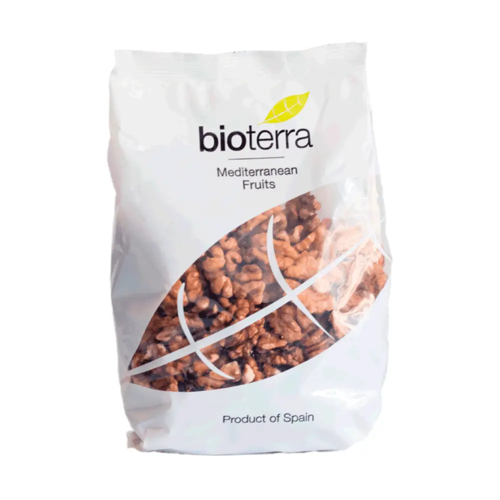 Hạt Óc Chó Hữu Cơ, Organic Raw Walnut Halves (200g) - BIOTERRA