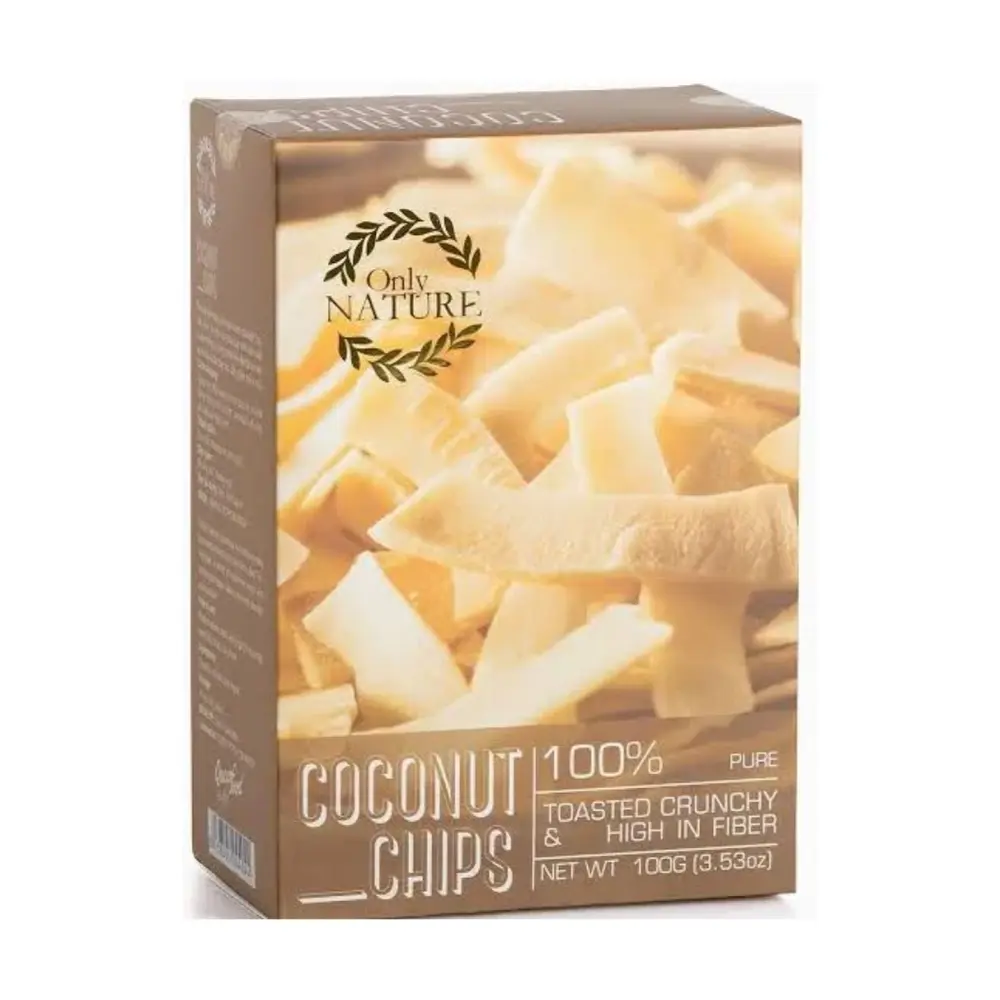 Dừa Sấy Giòn, Coconut Chips, 3.53 oz (100g) - ONLY NATURE