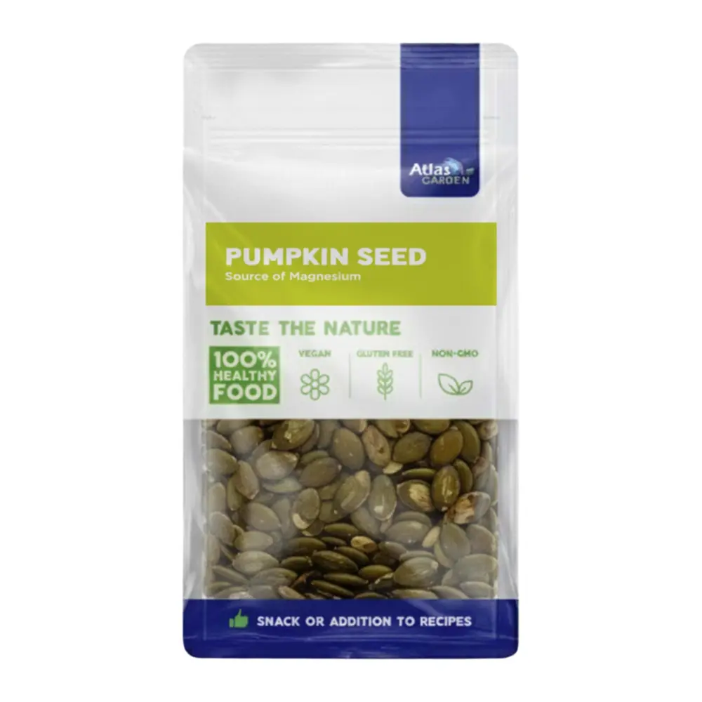 Hạt Bí Rang Chín, Roasted Pumpkin Seed, Gluten Free (265g) - ATLAS GARDEN