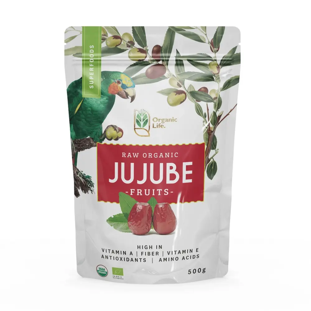 Táo Đỏ Thiểm Tây Hữu Cơ, Raw Organic Jujube Fruits (500g) - ORGANIC LIFE