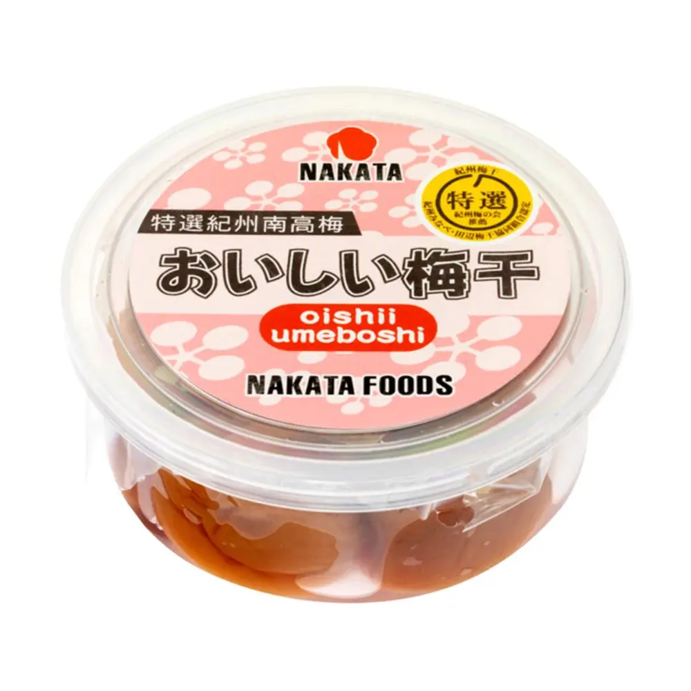 Mơ Ngâm Muối, Nankobai Oishii Umeboshi Nakata (100g) - NAKATA