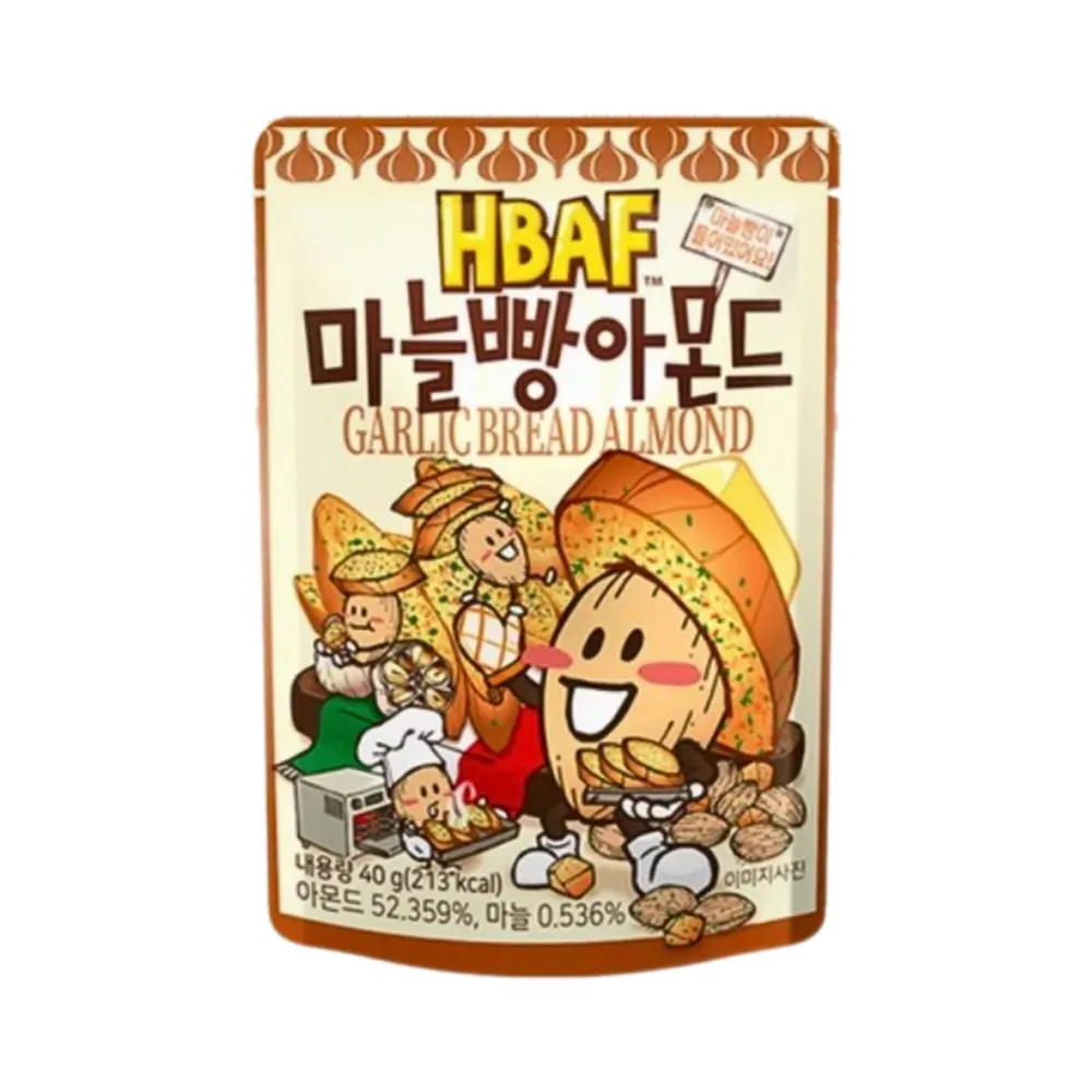Hạnh Nhân Vị Bánh Mì Bơ Tỏi, Garlic Bread Almond (40g) - HBAF