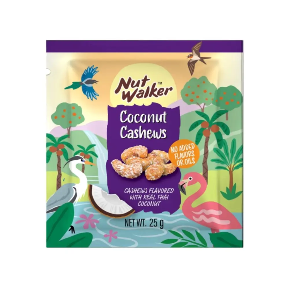 Hạt Điều Tẩm Nước Cốt Dừa, Coconut Cashews (25g) - NUT WALKER
