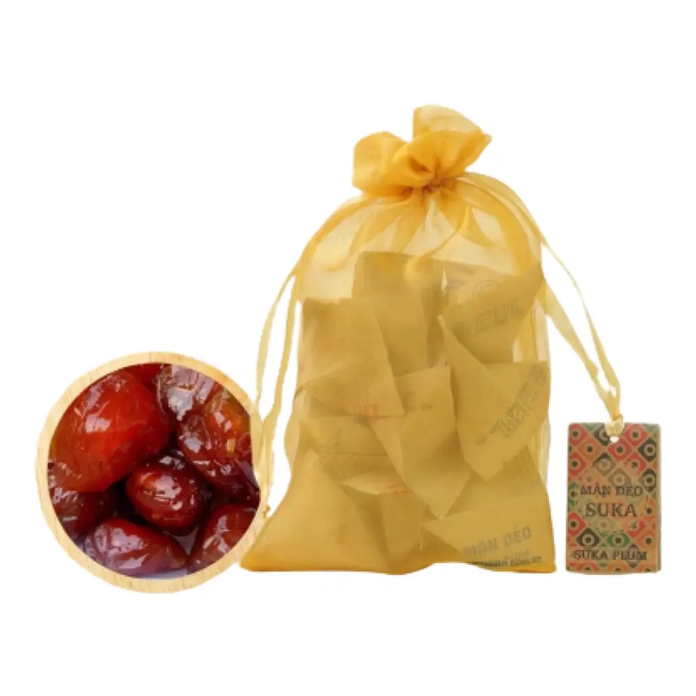 Mận Hậu Dẻo, Suka, Dried Plum, 10 Viên (100g) - NAM XANH