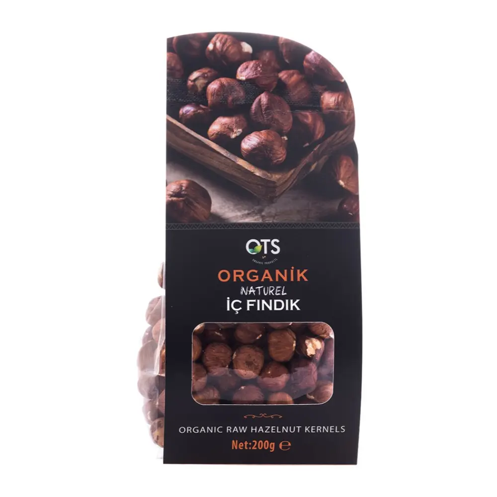 Hạt Phỉ Hữu Cơ, Organic Raw Hazelnut Kernels (200g) - OTS