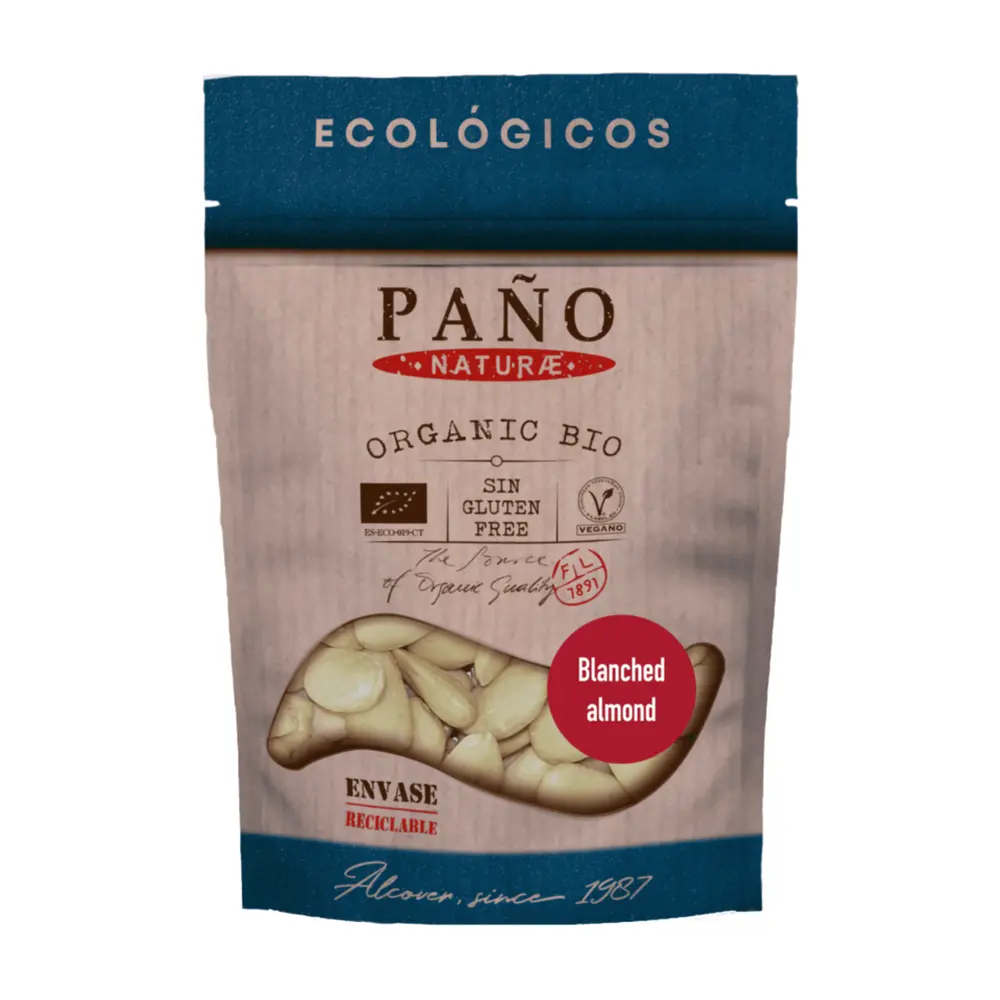 Hạnh Nhân Tách Vỏ Lụa Hữu Cơ, Organic Blanched Almond (90g) - PANO FRUITS