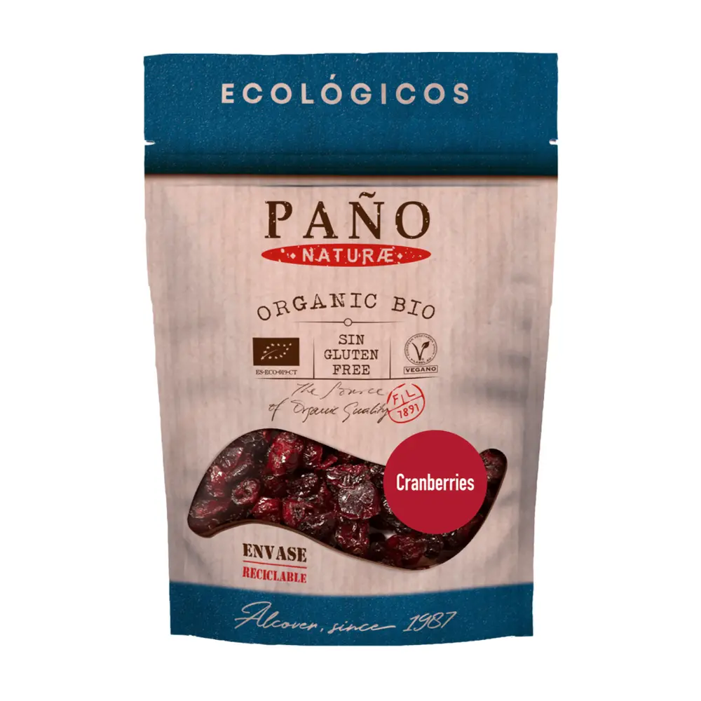 Nam Việt Quất Khô Hữu Cơ, Organic Bio Cranberries (90g) - PANO FRUITS
