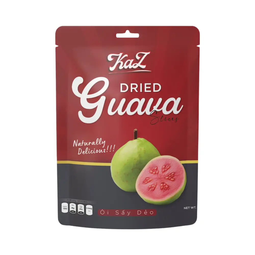 Ổi Sấy Dẻo, KaZ, Soft Dried Guava Slices (100g) - KAZORI