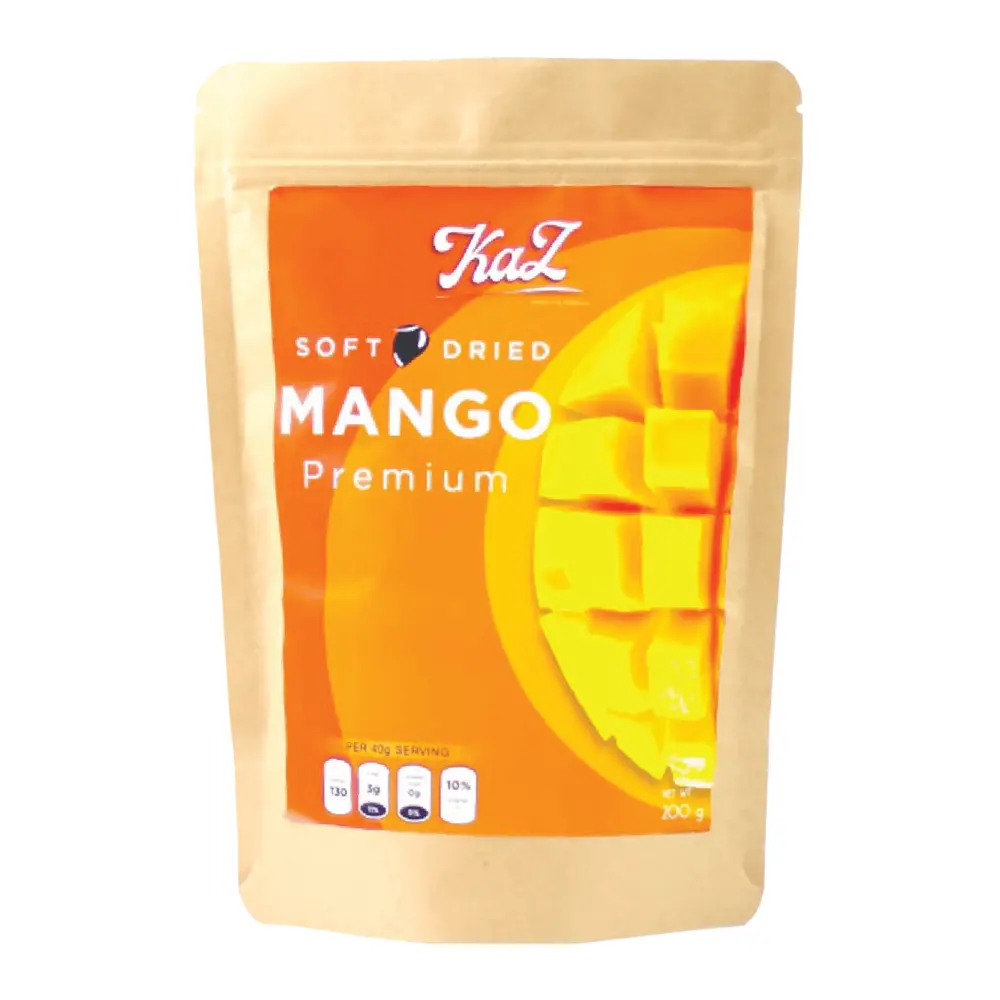 Xoài Sấy Dẻo, KaZ, Premium Soft Dried Mango (200g) - KAZORI