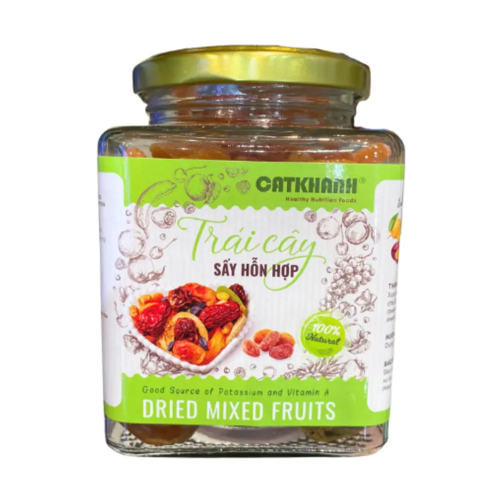 Trái Cây Sấy Hỗn Hợp, Dried Mixed Fruits (250g) - CAT KHANH