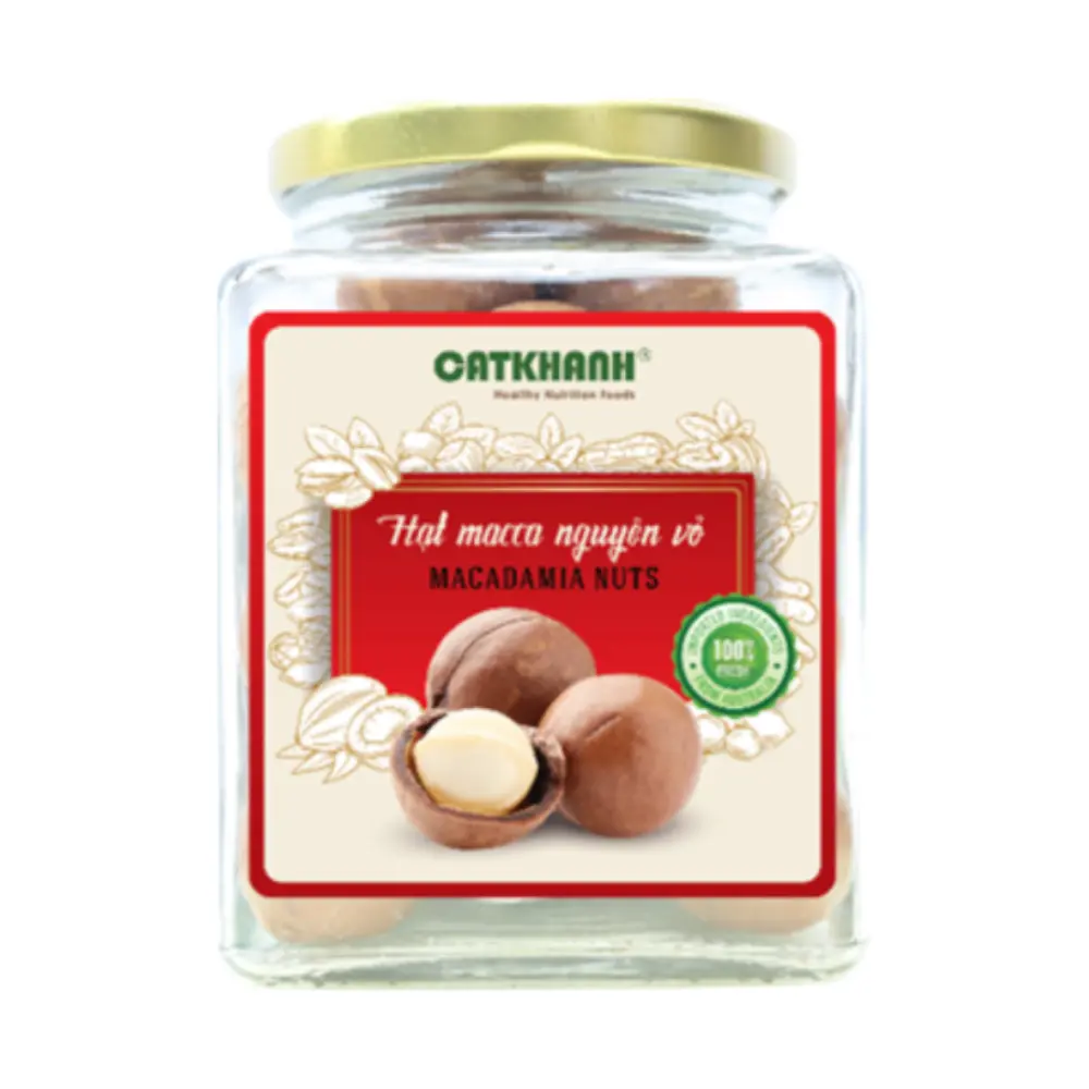 Hạt Macca Nứt Vỏ, Macadamia Nuts (200g) - CAT KHANH