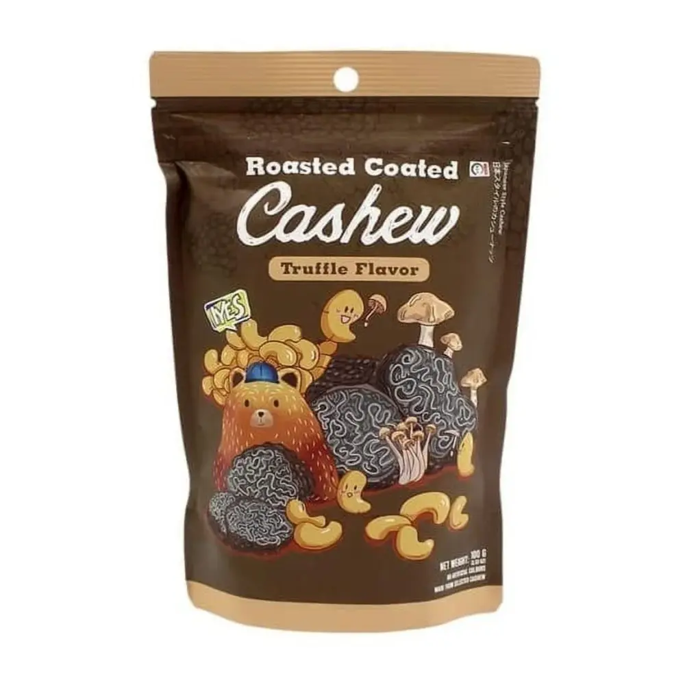 Hạt Điều Rang Vị Nấm Truffle, Roasted & Coated Cashew, Truffle Flavor, 3.53 oz (100g) - IYES