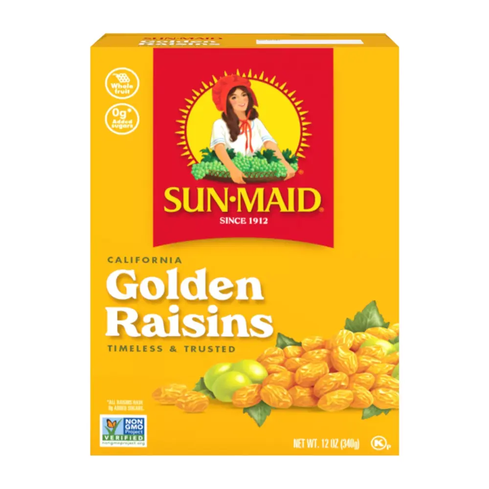 Nho Xanh Khô, California Golden Raisins, 12 oz (340g) - SUN-MAID