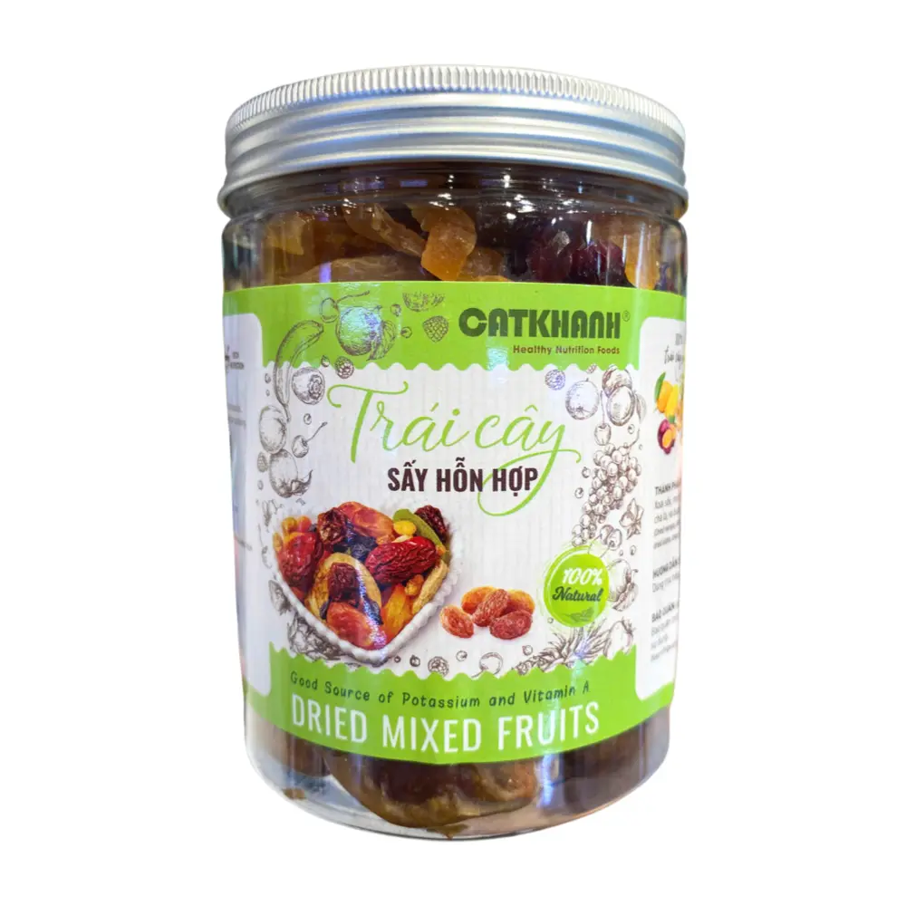 Trái Cây Sấy Hỗn Hợp, Dried Mixed Fruits (300g) - CAT KHANH