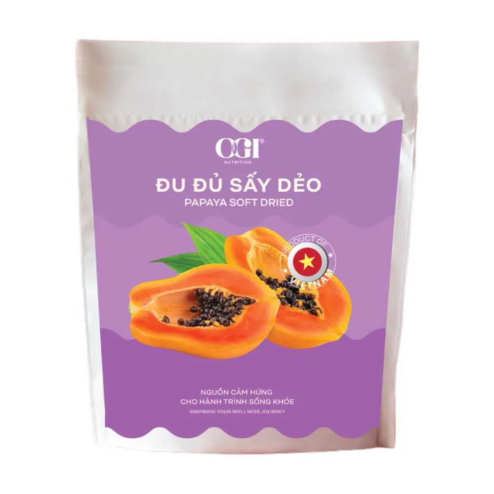 Đu Đủ Sấy Dẻo, Soft Dried Papaya (150g) - OGI NUTRITION