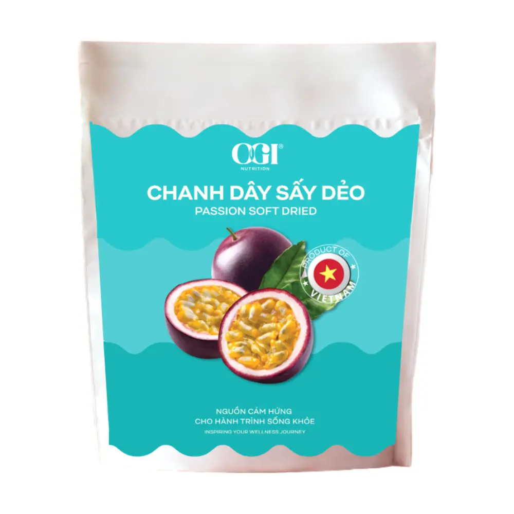 Chanh Dây Sấy Dẻo, Soft Dried Passion Fruit (150g) - OGI NUTRITION