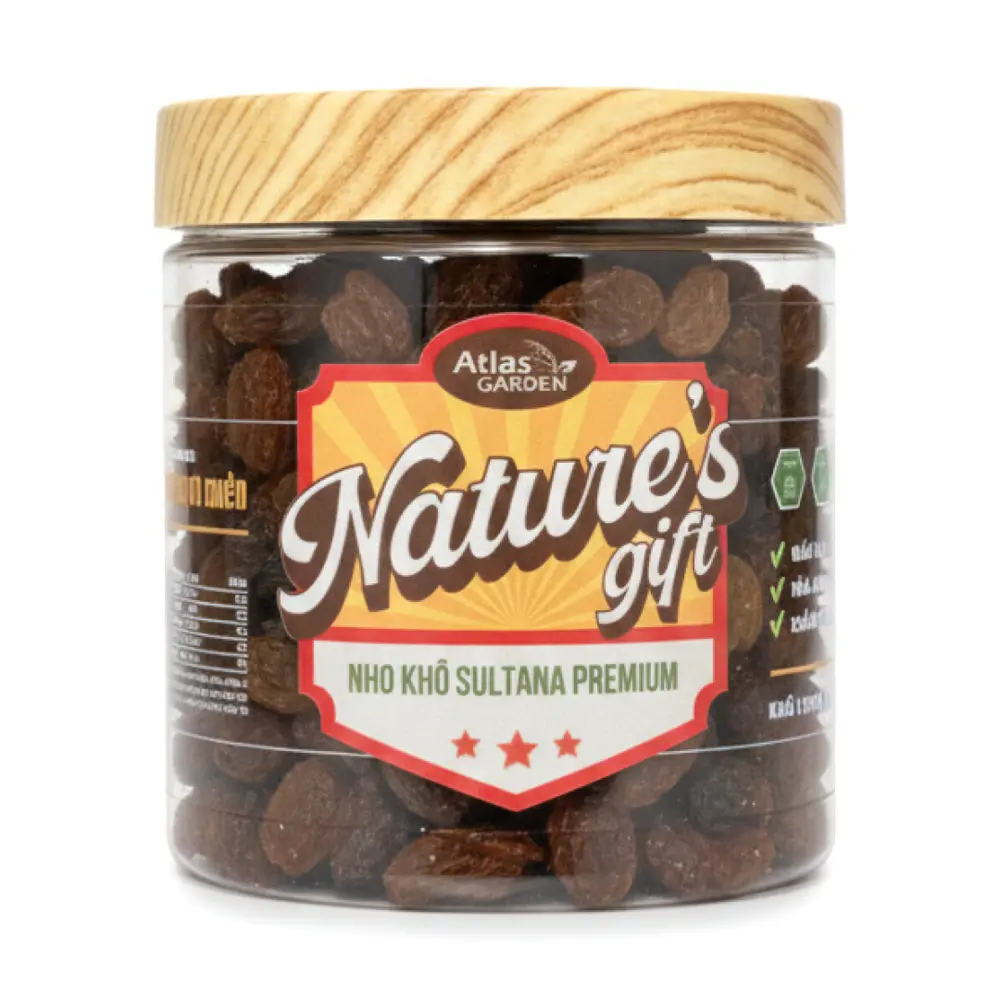 Nho Khô Trung Quốc, Nature`s Gift, Premium Sultana Raisin (360g) - ATLAS GARDEN