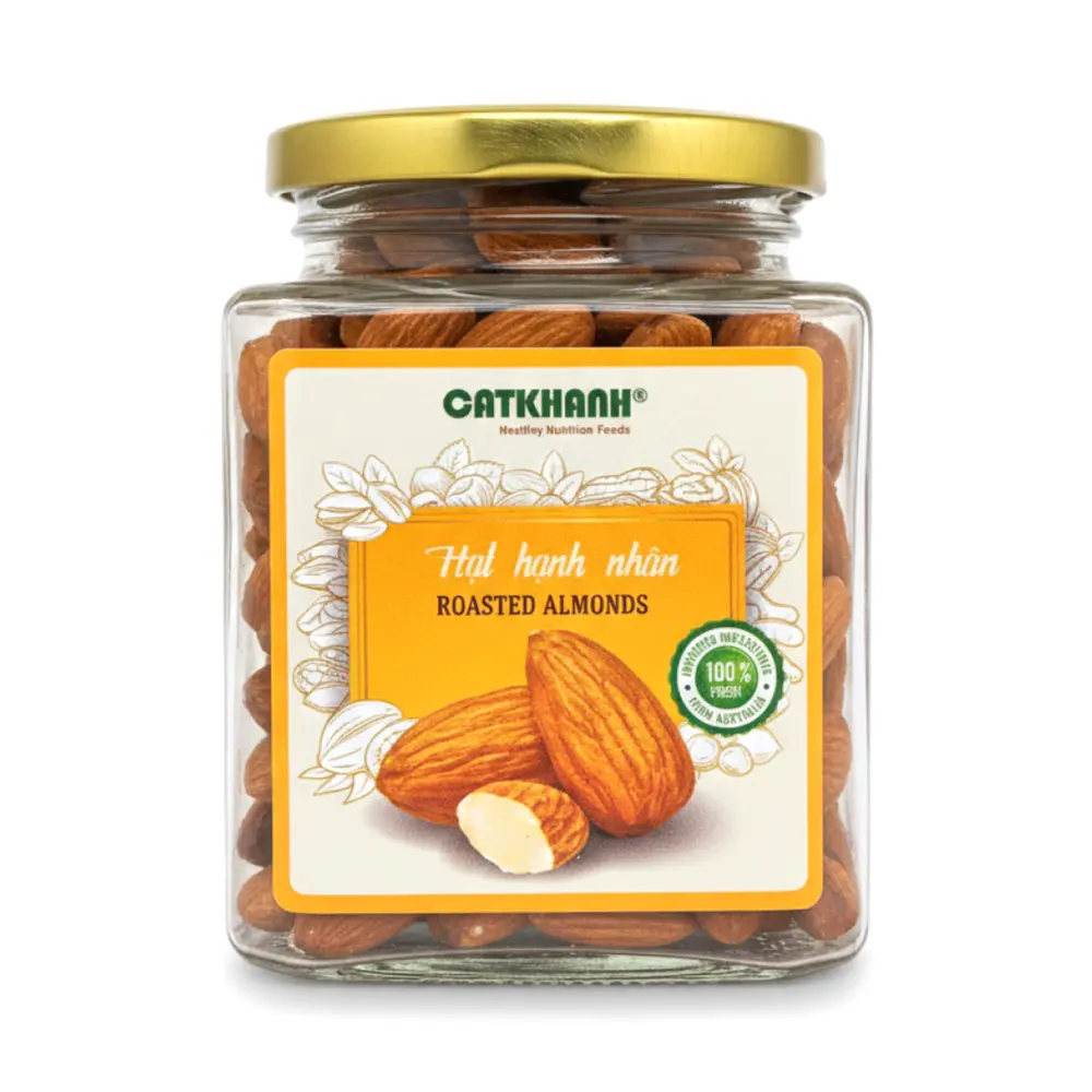 Hạt Hạnh Nhân, Almonds (200g) - CAT KHANH