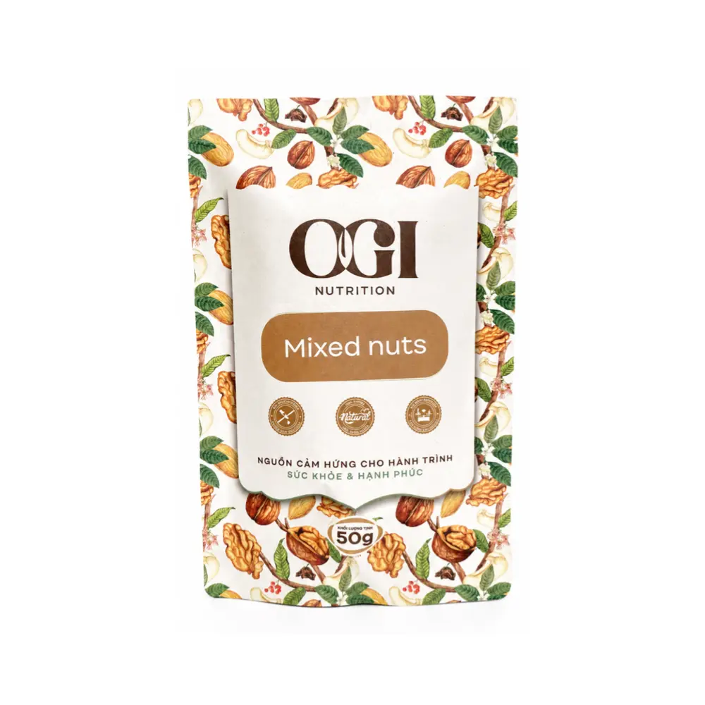 Hạt Hỗn Hợp, Mixed Nuts (50g) - OGI NUTRITION