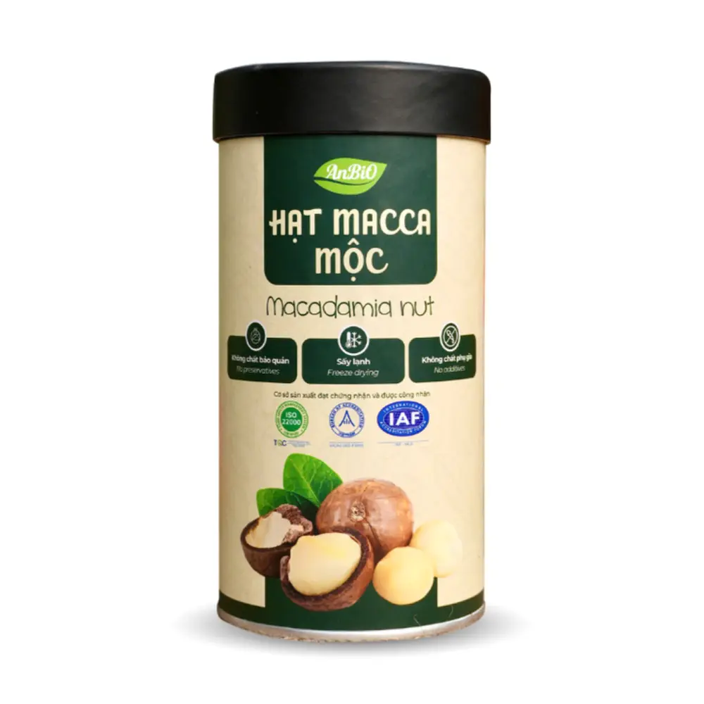 Hạt Macca Mộc, Freeze Drying Macadamia Nut (250g) - ANBIO