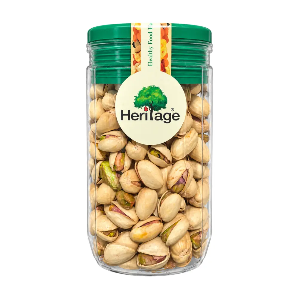 Hạt Dẻ Cười Rang Muối Còn Vỏ, Dry Roasted & Salted Pistachios In-Shell (250g) - HERITAGE