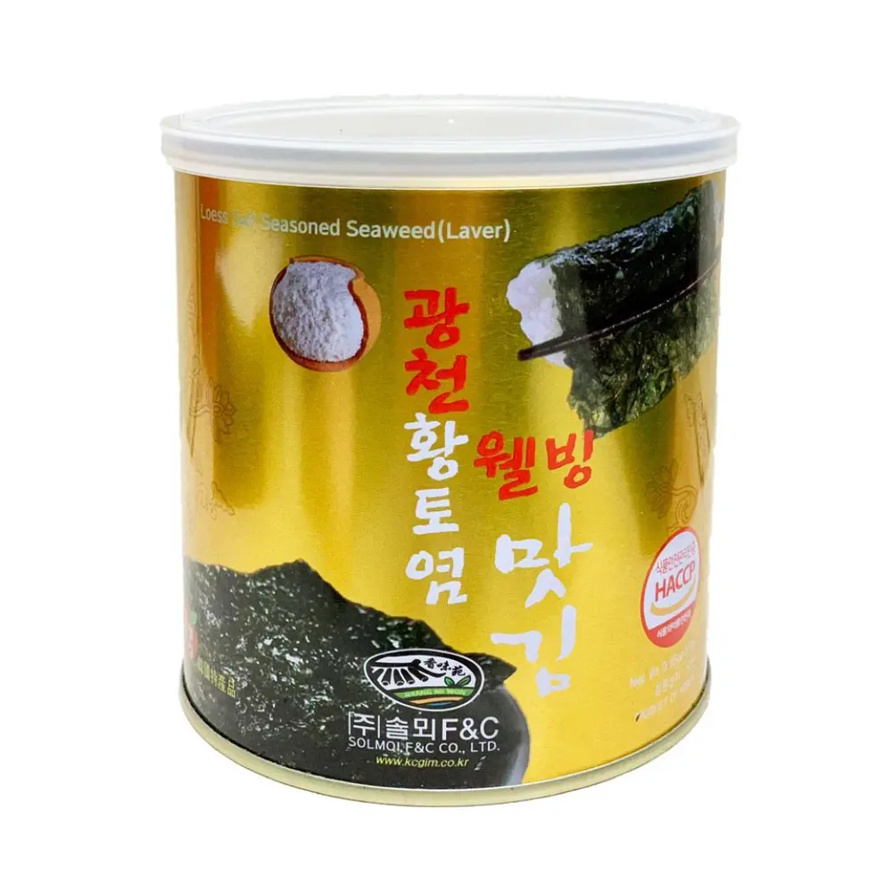 Rong Biển Sấy Muối Ăn Liền, Loess Salt Seasoned Seaweed (Laver) (27g) - SOLMOI F&C