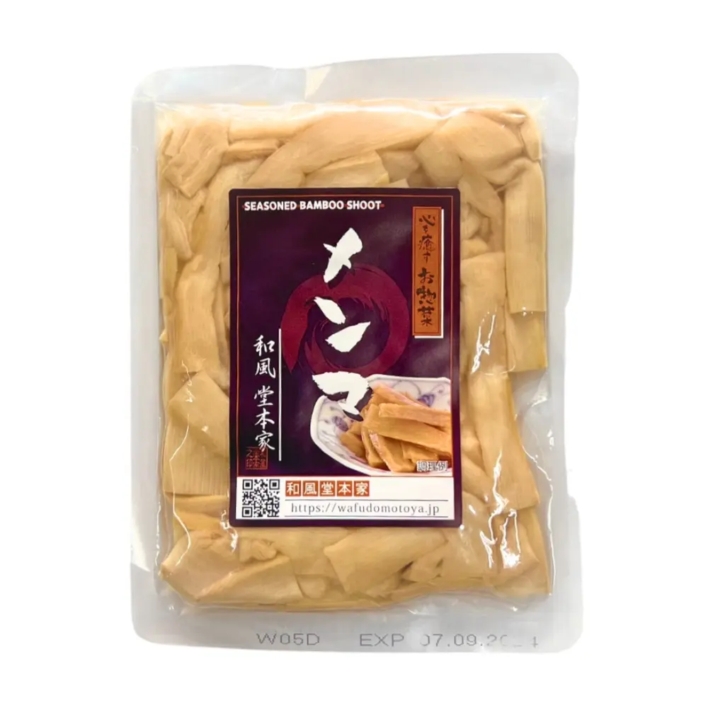 Măng Chế Biến Tẩm Gia Vị, Cooked Seasoned Bamboo Shoot (120g) - WAFUDOMOTOYA