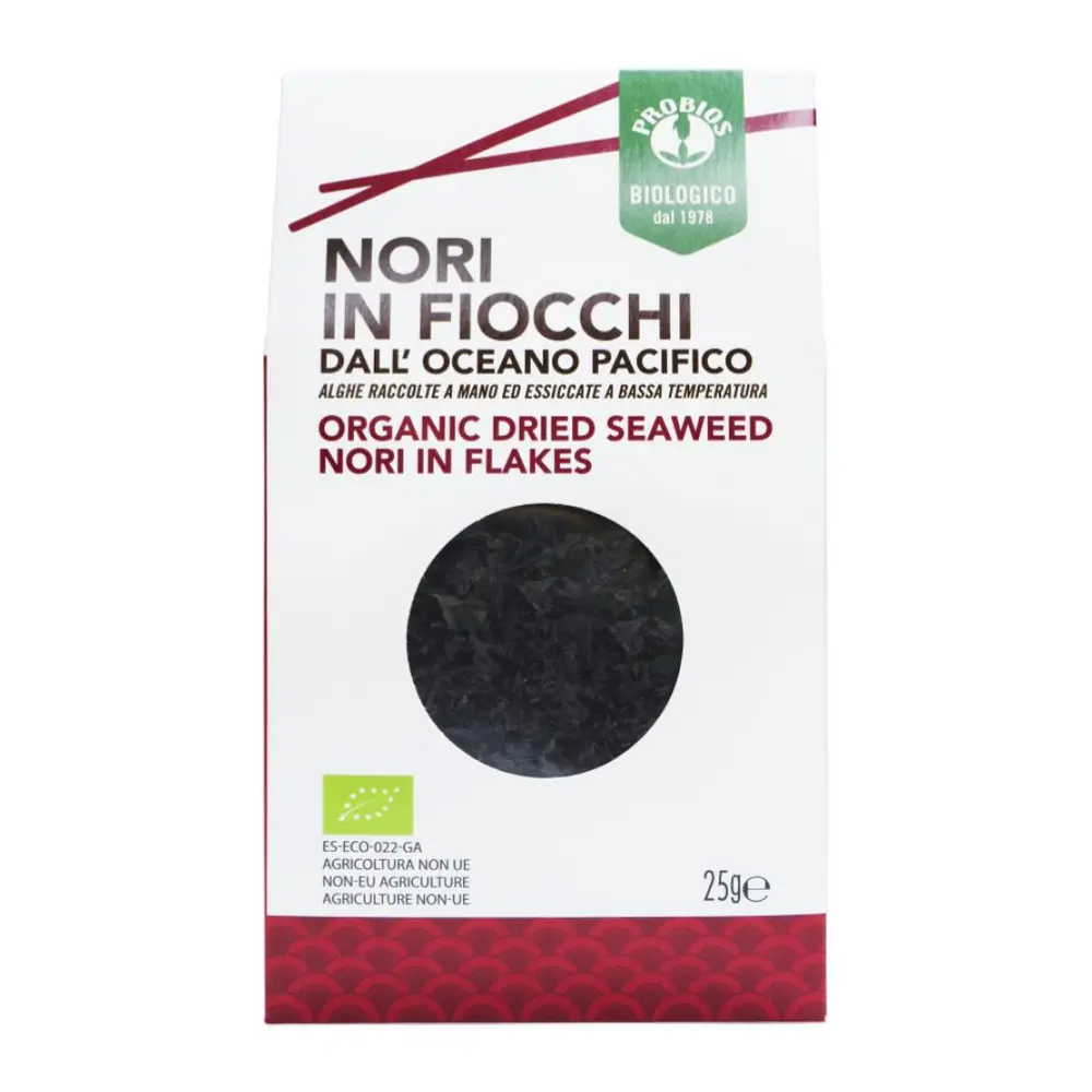Rong Biển Nori Hữu Cơ, Organic Dried Seaweed Nori in Flakes (25g) - PROBIOS