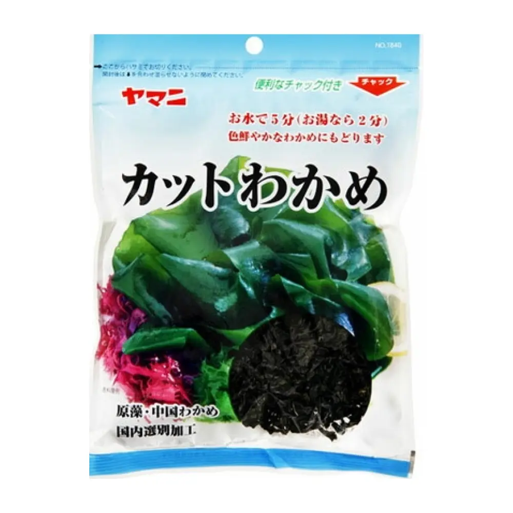 Rong Biển Cắt Sấy Khô, Yamani Wakame, Dried Cut Seaweed (40g) - HIRODEN