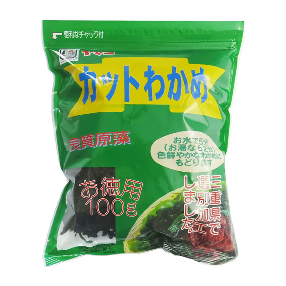 Rong Biển Cắt Sấy Khô, Yamani Wakame, Dried Cut Seaweed (100g) - HIRODEN