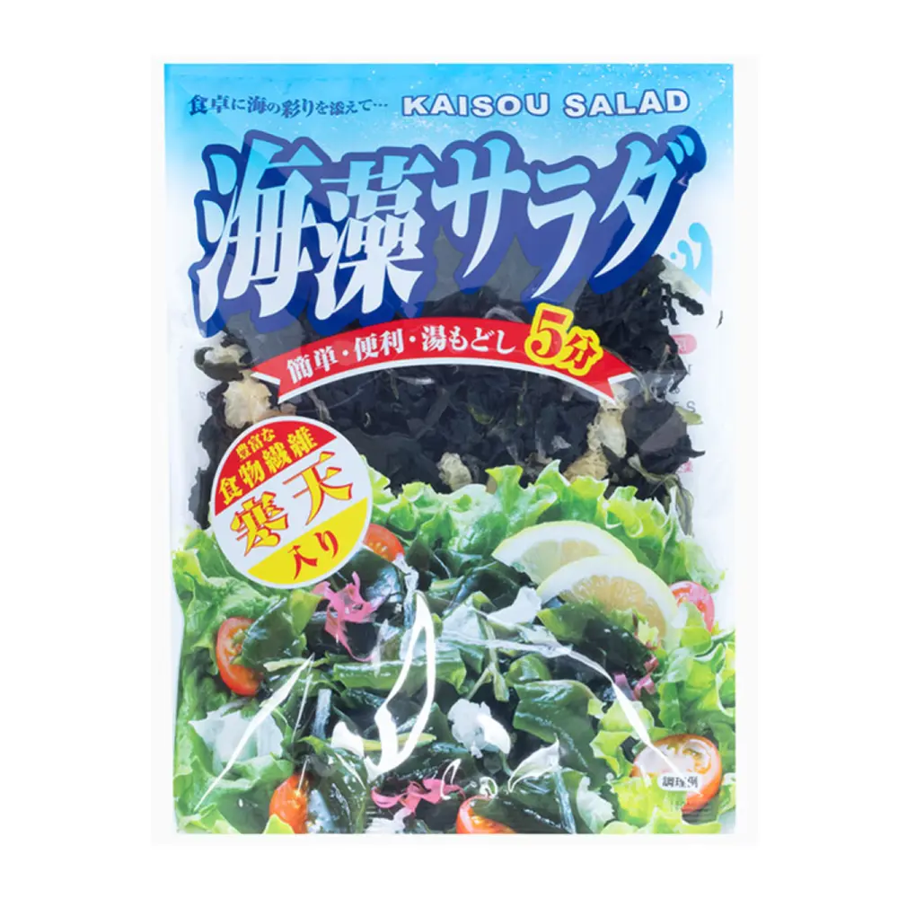 Rong Biển Hỗn Hợp Trộn Xà Lách, Kaisou Seaweed Salad, Wakame Kanten (70g) - SANKO