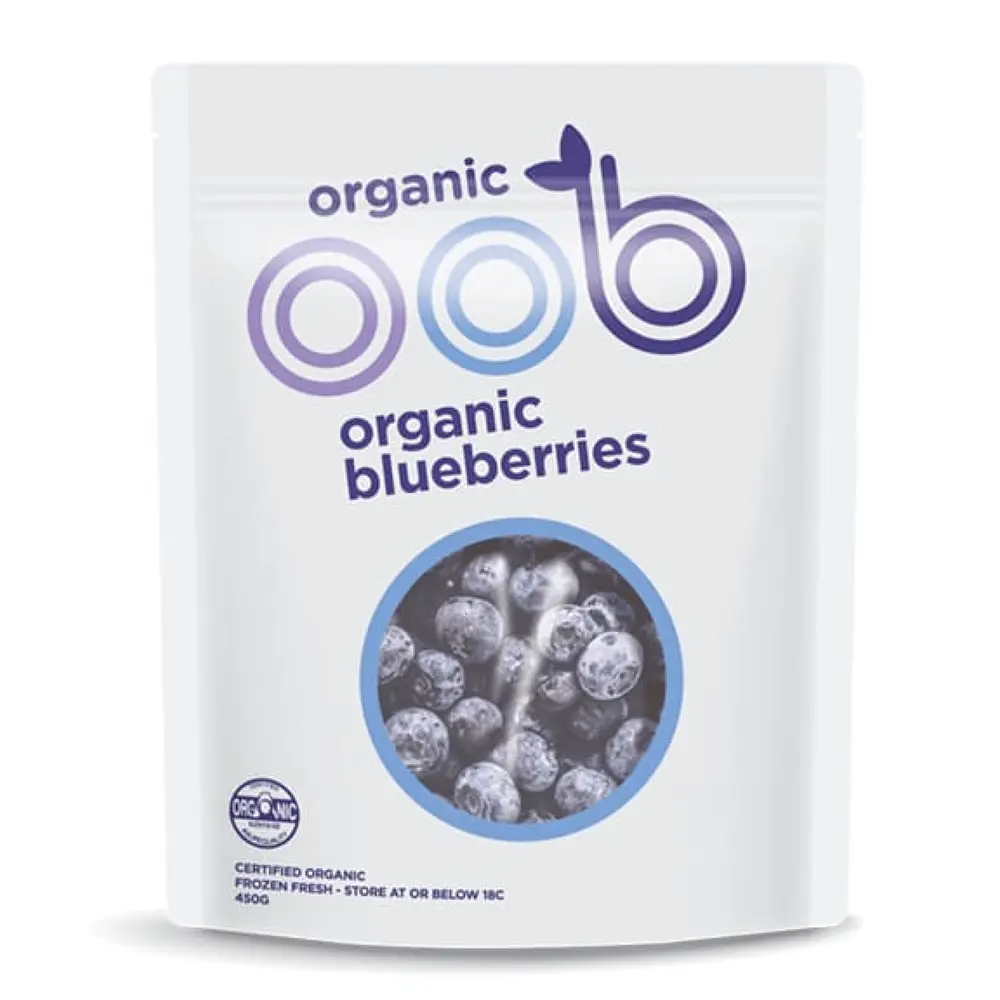 Việt Quất Hữu Cơ, Organic Blueberries (450g) - OOB