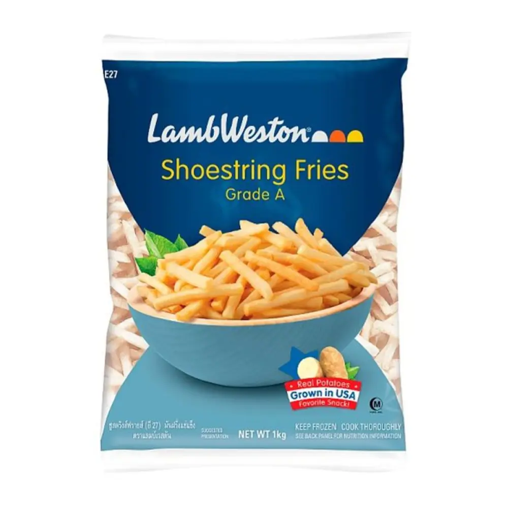Khoai Tây Chiên Sợi Mỏng, Shoestring Fries, Grade A (1kg) - LAMBWESTON