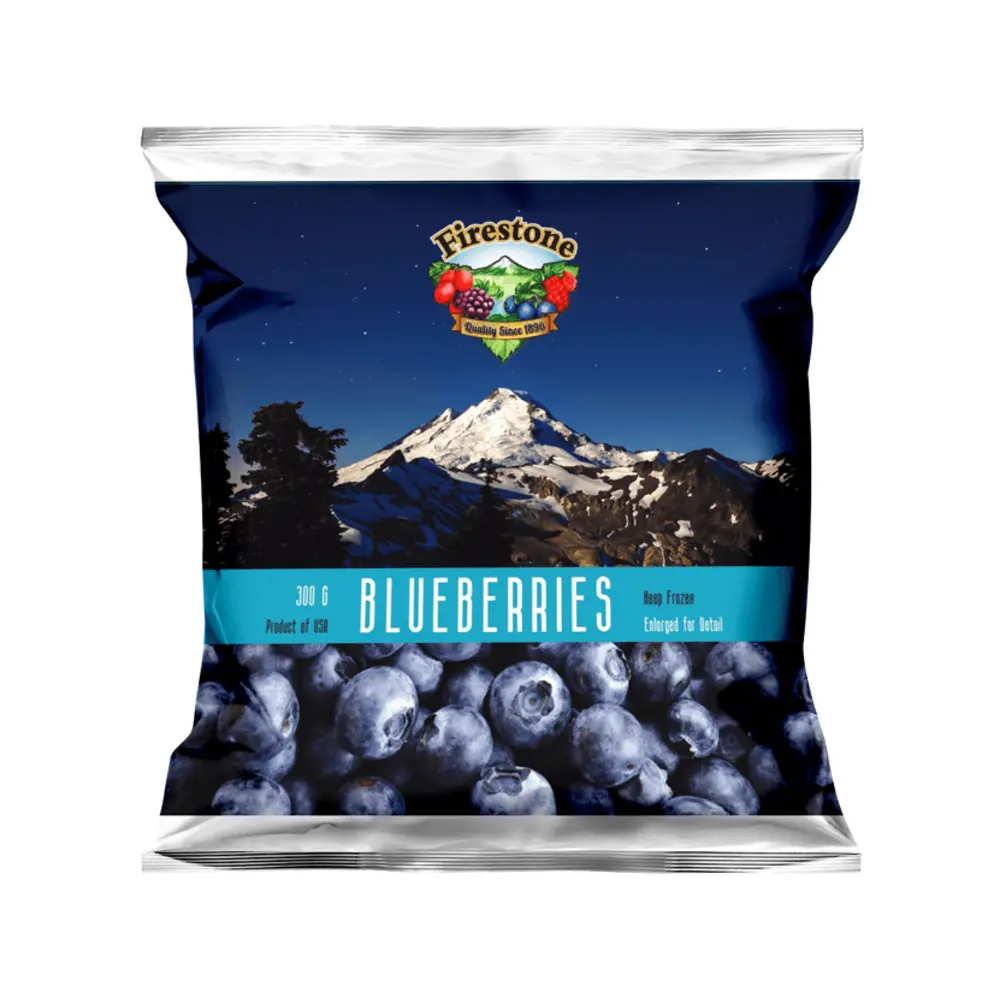 Việt Quất Tươi Đông Lạnh, Frozen Blueberries (300g) - FIRESTONE