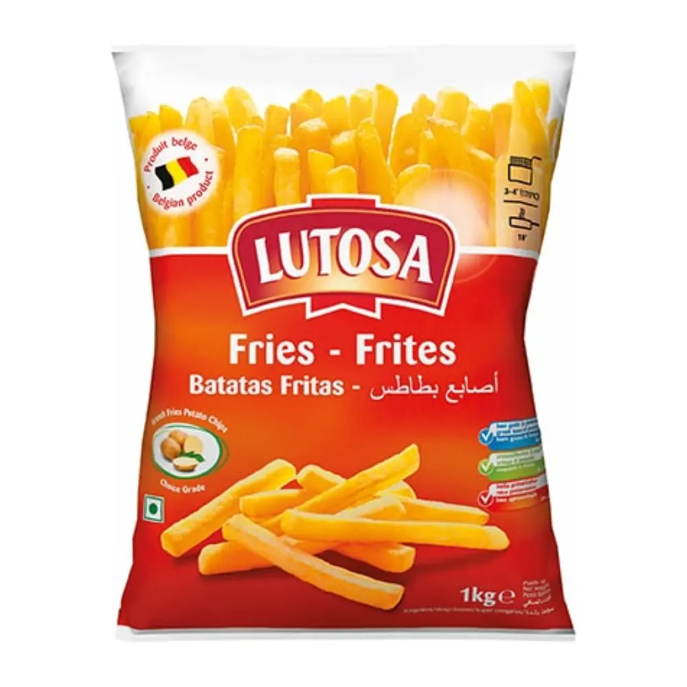 Khoai Tây Đông Lạnh Sợi Lớn, Classic Fries, Batatas Fritas (1kg) - LUTOSA